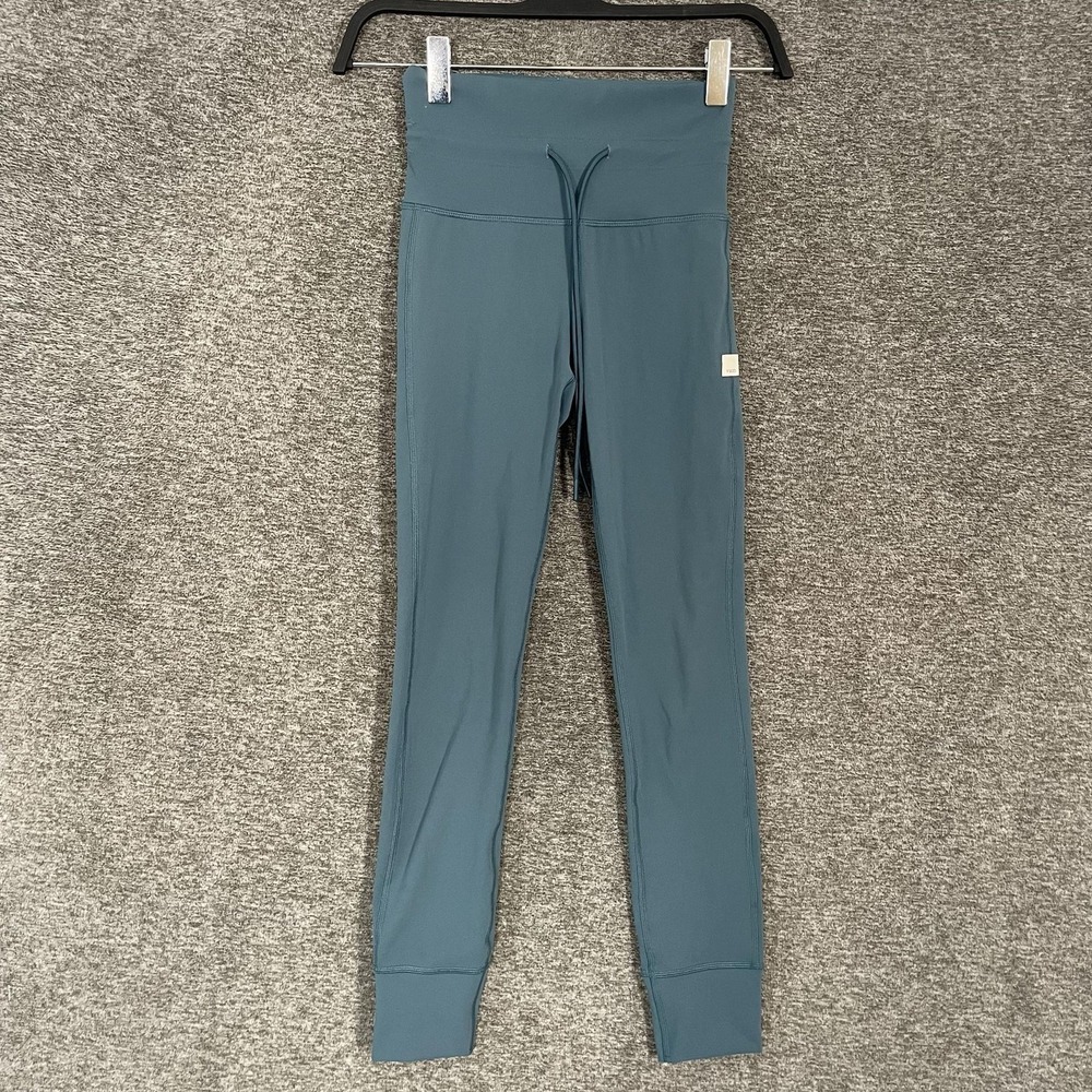 Vuori Daily Leggings Womens XXS Blue High Rise Ankle Yoga Stretch Elastic VW323